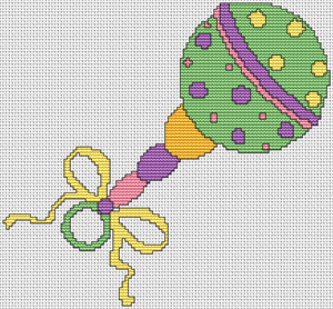Baby Rattle - Pattern and Print