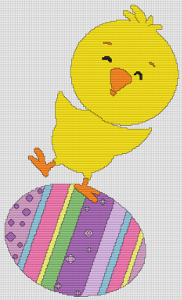 Chick And Easter Egg - Pattern and Print