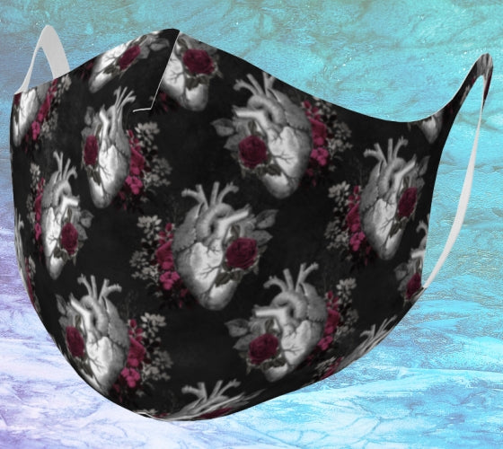 Vampire Heart 1720 Double Knit Mask