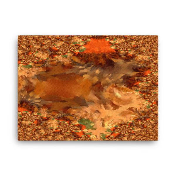 Baby Gator 24 x 18 Canvas Print - Pattern and Print