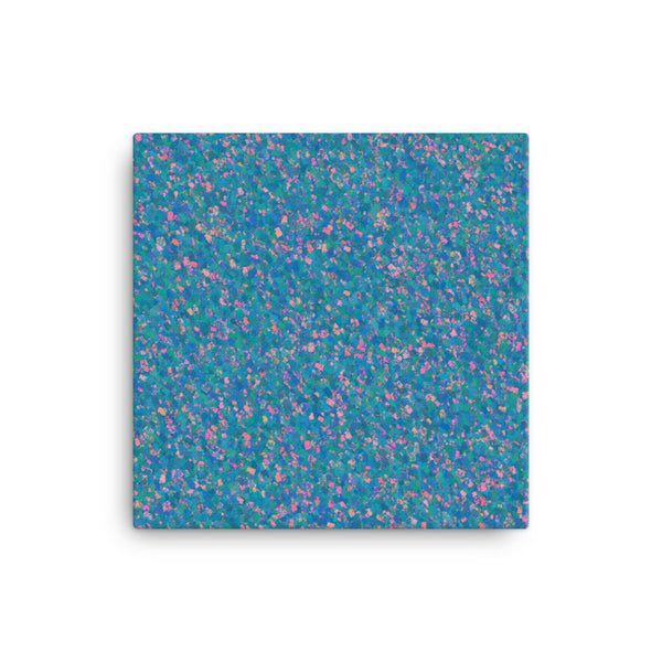 Painter - Blue 12 x 12 Canvas Print