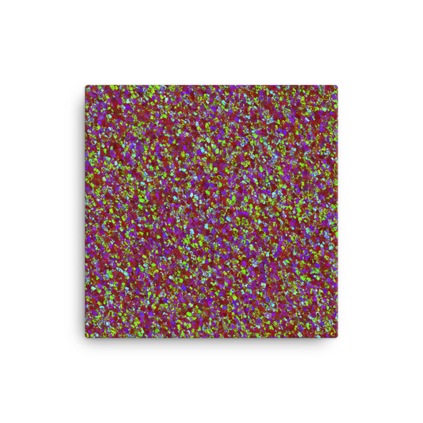 Painter - Deep Red 16 x 16 Canvas Print - Pattern and Print