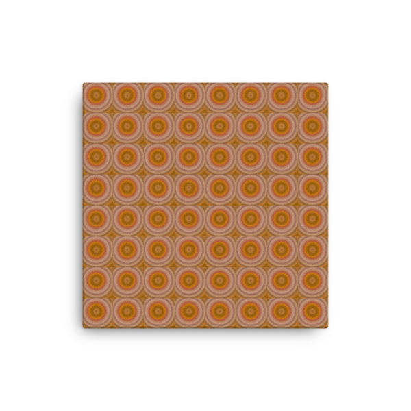 Autumn Dots 16 x 16 Canvas Print - Pattern and Print