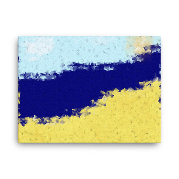 Beach 24 x 18 Canvas Print - Pattern and Print