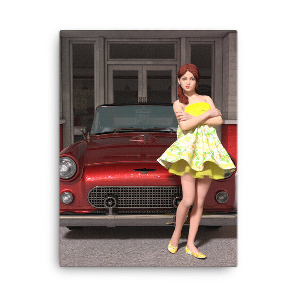 Closed 18 x 24 Canvas Print - Pattern and Print