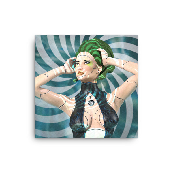 Artificial Beauty 16 x 16 Canvas Print - Pattern and Print