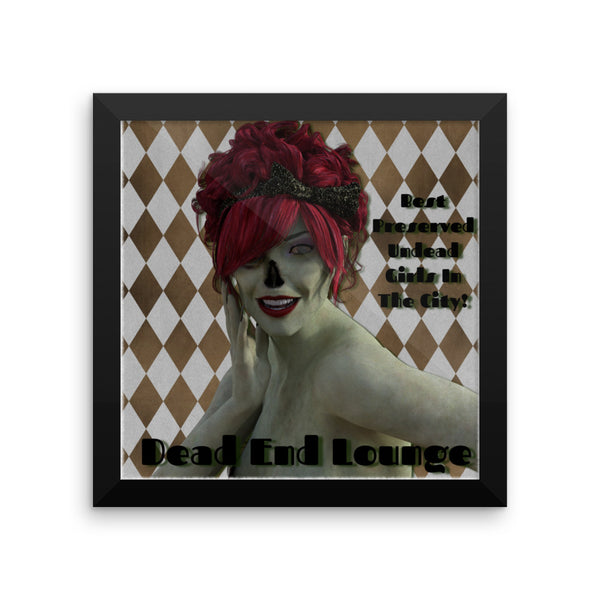 Dead End Lounge Framed Matte Poster - Pattern and Print
