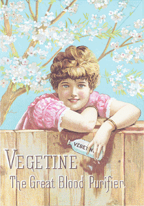 Vegetine Trading Card - Pattern and Print