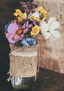 Jar of Flowers - Pattern and Print