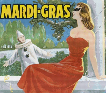 Mardi-Gras Label