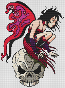 Red Fairy and Skull