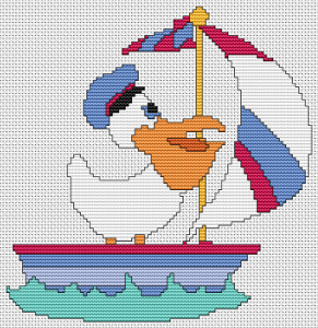 Sailing Pelican - Pattern and Print