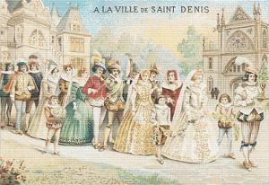 A La Ville De Saint Denis Trading Card - Pattern and Print
