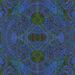 Blue Alien – Pattern and Print