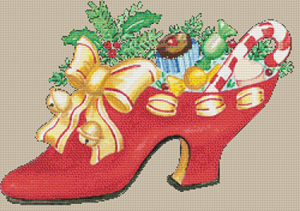 Christmas Shoe - Pattern and Print
