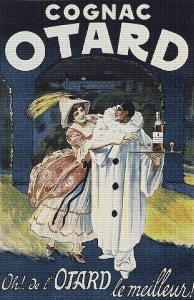 Cognac Otard Vintage Poster - Pattern and Print