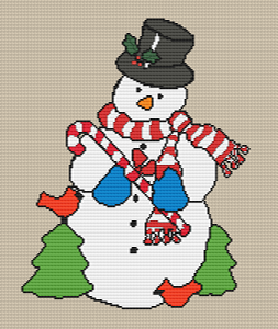 Country Snowman - Pattern and Print