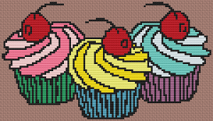 Cupcakes - Pattern and Print