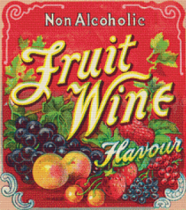 Fruit Wine Label - Pattern and Print