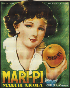 Mari-Pi Vintage Label