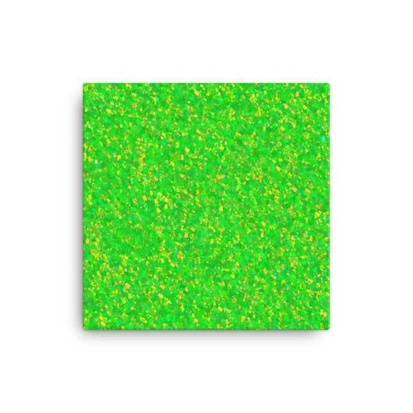 Painter - Green 12 x 12 Canvas Print - Pattern and Print