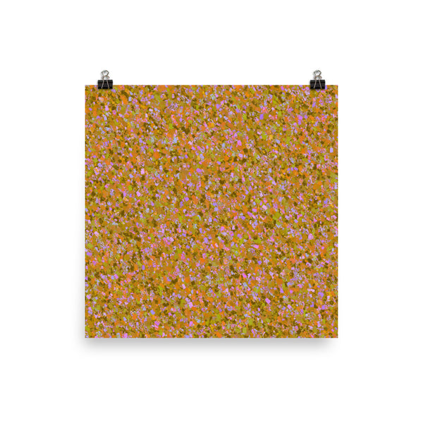 Painter - Orange Photo Paper Poster - Pattern and Print