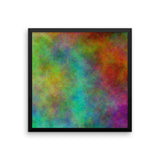 Colorful Space Framed Matte Poster - Pattern and Print