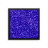 Blueberry Framed Matte Poster - Pattern and Print