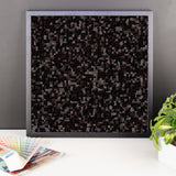 Black Licorice Framed Photo Paper Poster - Pattern and Print