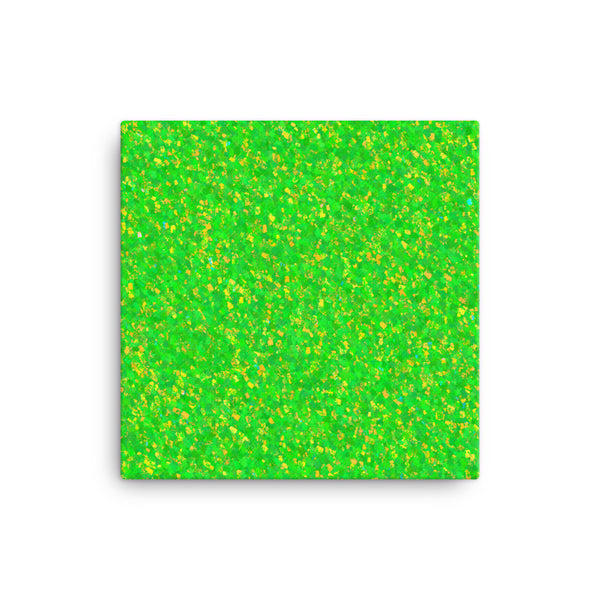Painter - Green 16 x 16 Canvas Print - Pattern and Print