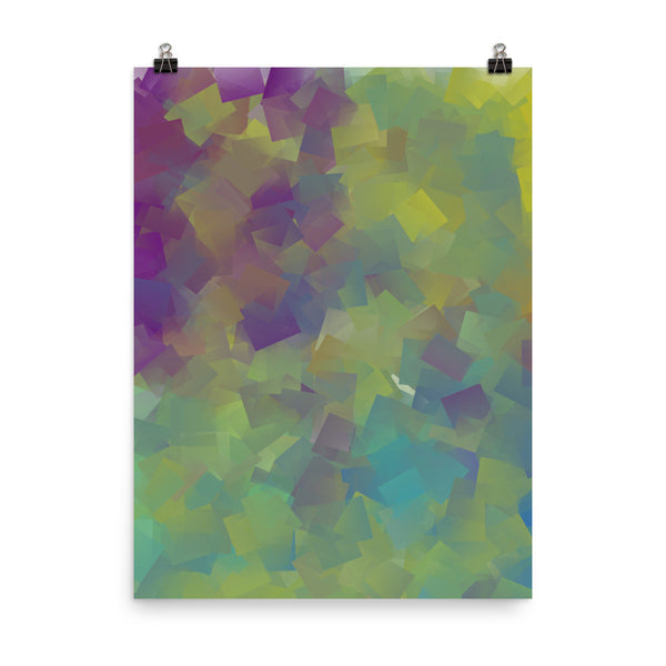 Squares Photo Paper Poster
