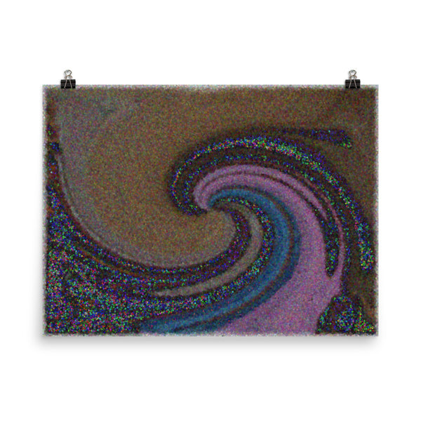 Wave Photo Paper Poster