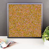 Painter - Orange Framed Photo Paper Poster - Pattern and Print