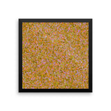 Painter - Orange Framed Photo Paper Poster - Pattern and Print