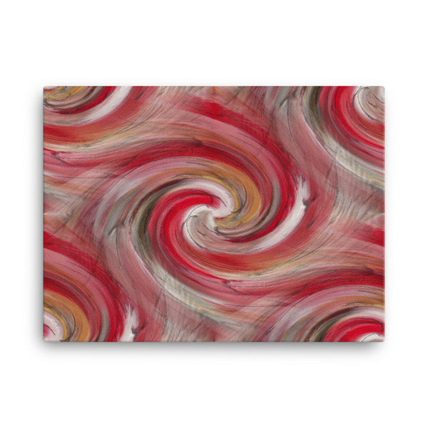 Red 24 x 18 Canvas Print
