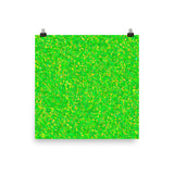 Painter - Green Photo Paper Poster - Pattern and Print
