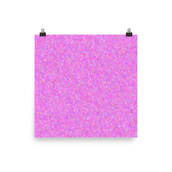 Painter - Pink Photo Paper Poster - Pattern and Print