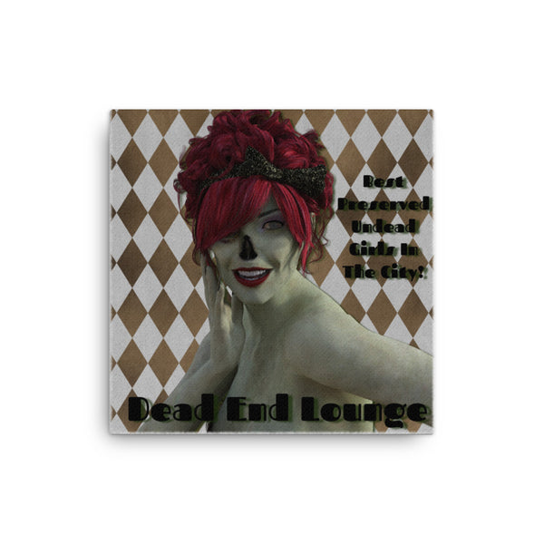 Dead End Lounge 12 x 12 Canvas - Pattern and Print