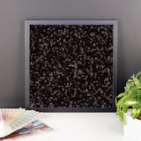 Black Licorice Framed Matte Poster - Pattern and Print