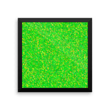 Painter - Green Framed Matte Poster - Pattern and Print
