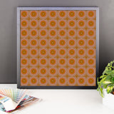 Autumn Dots Framed Matte Poster - Pattern and Print