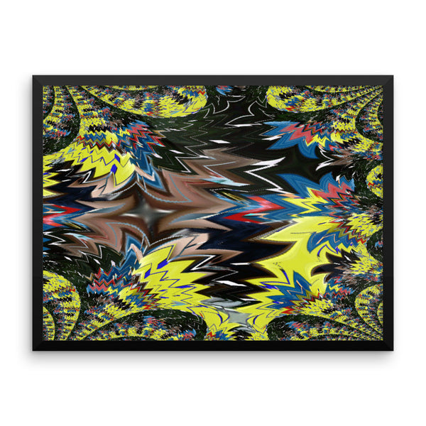 Airplane Framed Matte Poster - Pattern and Print