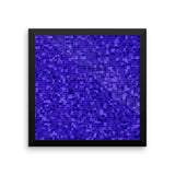 Blueberry Framed Matte Poster - Pattern and Print