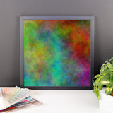 Colorful Space Framed Matte Poster - Pattern and Print