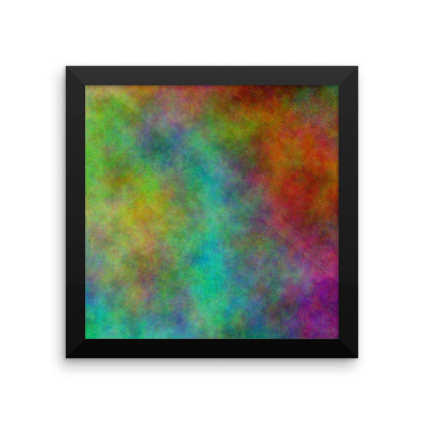 Colorful Space Framed Photo Paper Poster - Pattern and Print