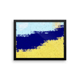 Beach Framed Photo Paper Poster - Pattern and Print
