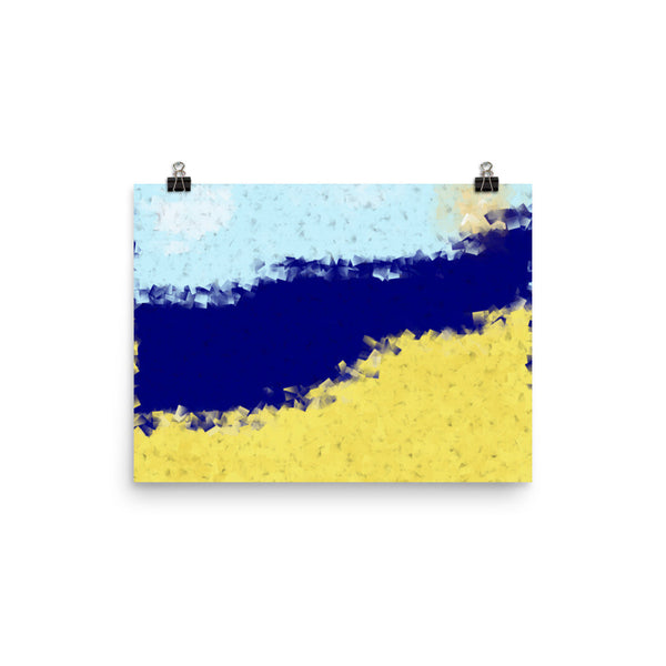 Beach Photo Paper Poster - Pattern and Print