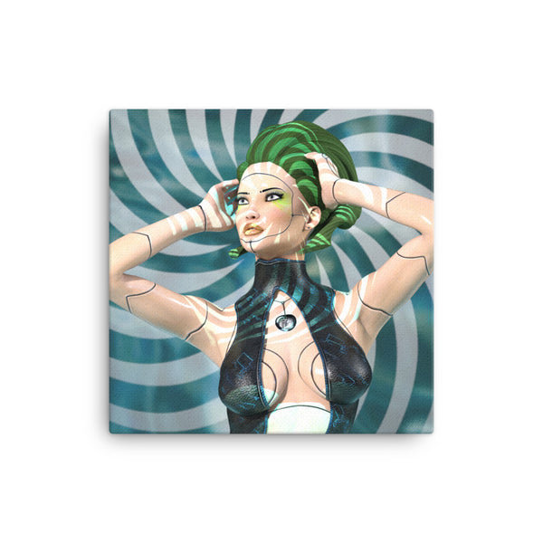 Artificial Beauty 12 x 12 Canvas Print - Pattern and Print