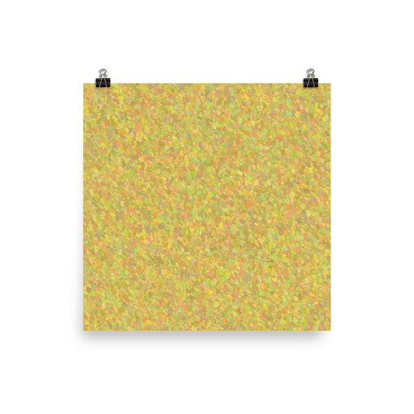 Painter - Yellow Matte Poster