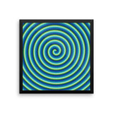 Comic Swirl Framed Photo Paper Poster - Pattern and Print